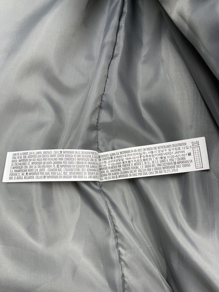 Z.A.R.A Premium Puffer Jacket (Steel Grey)