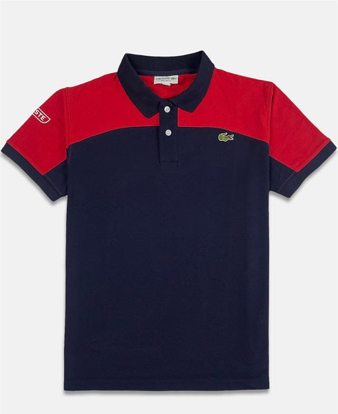 LCSTE Paneled Polo Shirts (Navy red)