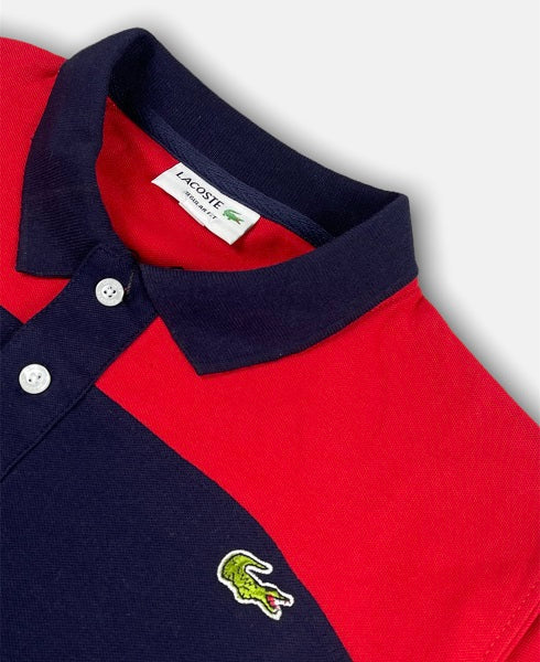 LCSTE Paneled Polo Shirts (Navy red)