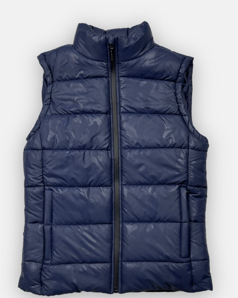 Z.A.R.A Premium Puffer Jacket (Blue Camouflage)