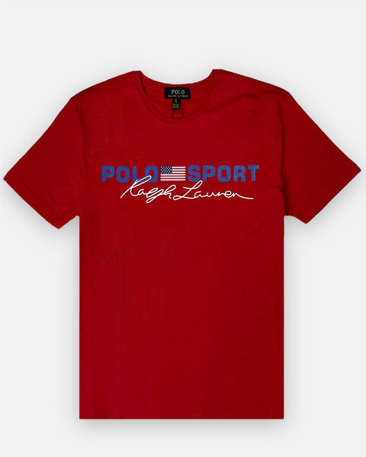 RL Premium Polo Sport t-shirt (Red)