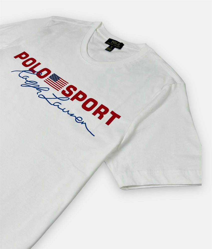 RL Premium Polo Sport t-shirt (White)