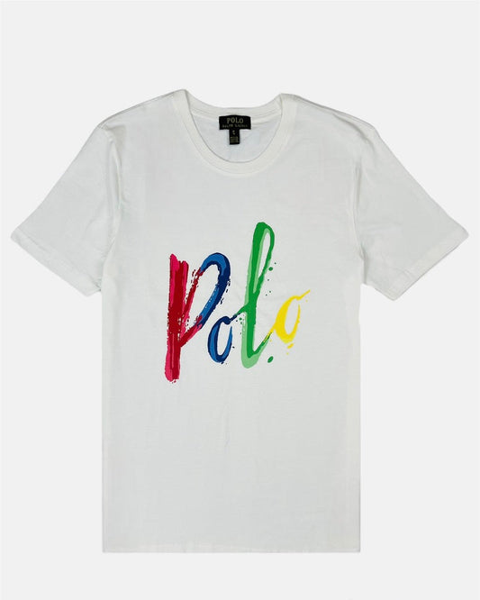 RL Premium Multi-Polo t-shirt (White)