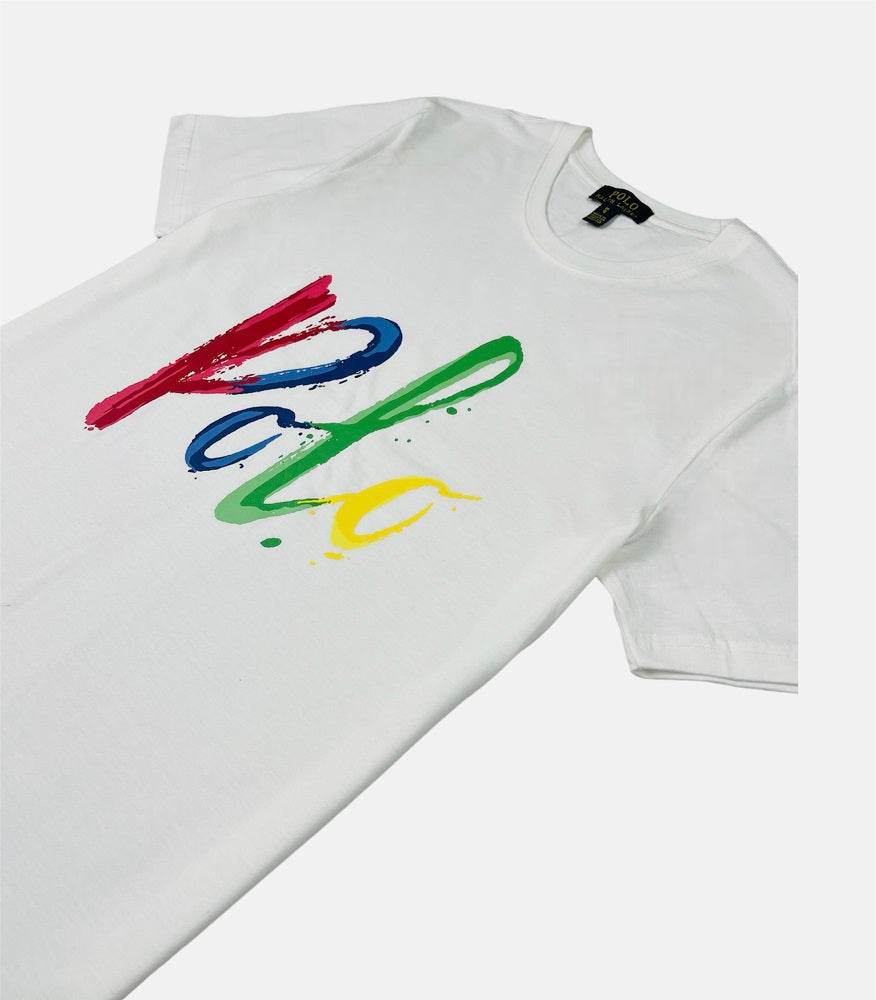RL Premium Multi-Polo t-shirt (White)