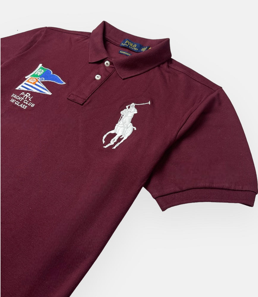 RL Imported Yatch Club Polo Shirt (Mehroon)