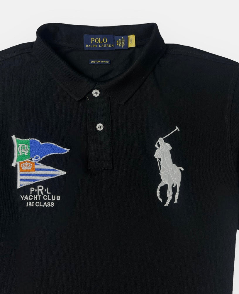 RL Imported Yatch Club Polo Shirt (Black)
