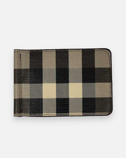Burbery Imported Men's Clipper Wallet (Brown)