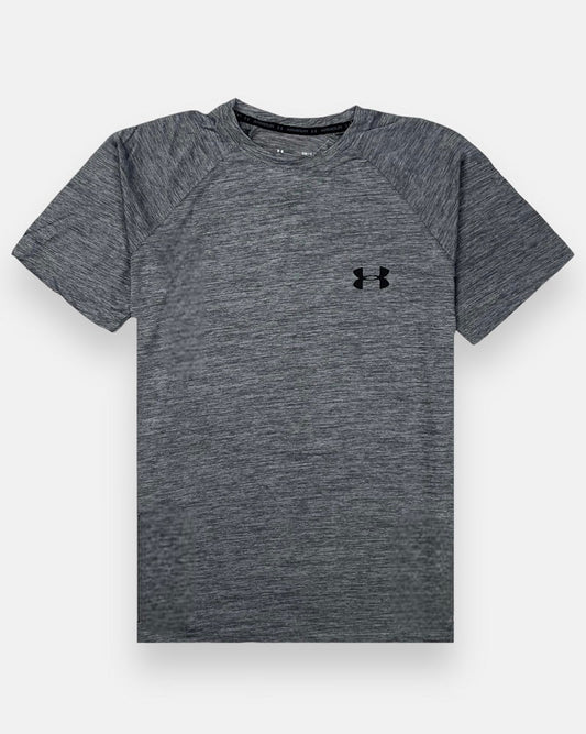 UA Imported Dri-Fit T-Shirt (Melange Heather Grey)