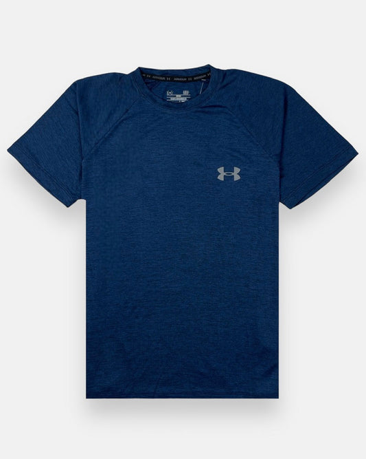 UA Imported Dri-Fit T-Shirt (Melange Dark Blue)