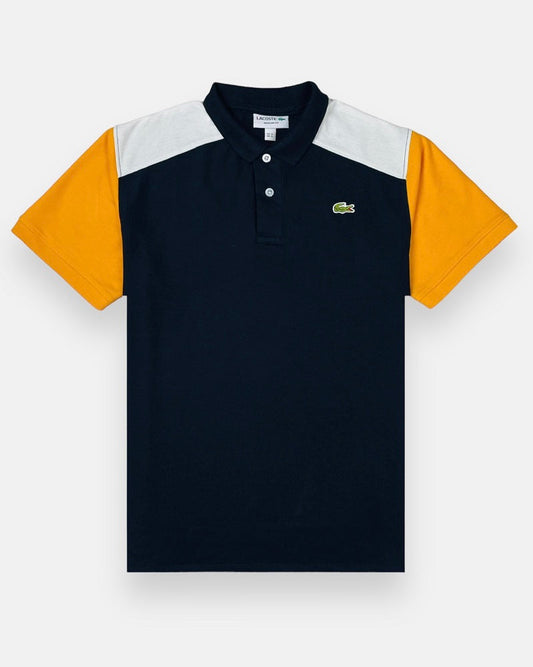 LCSTE Paneled Polo Shirts (Navy yellow)