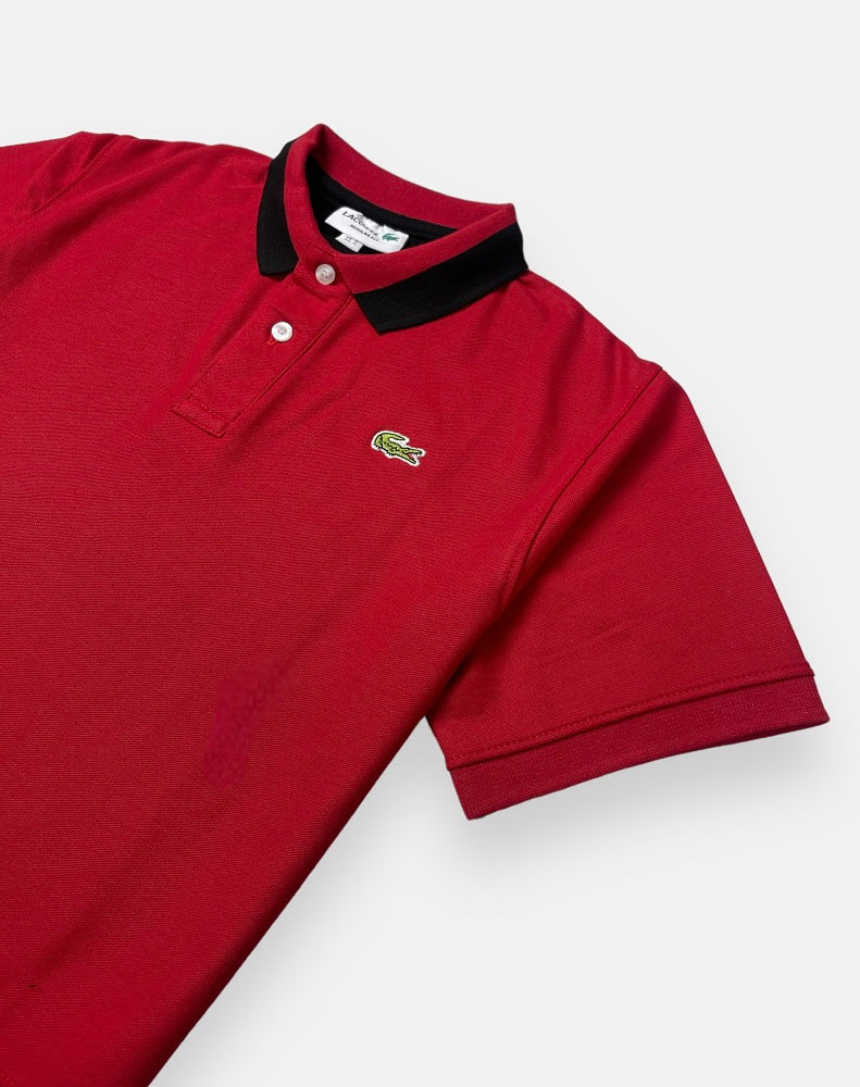 LCSTE Tipped Collar Polo Shirt (Red&Black)