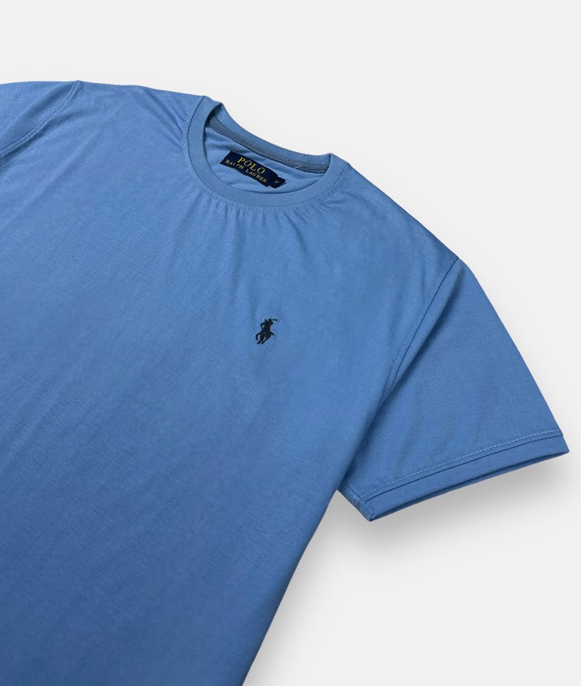 RL Premium Small Pony T-shirt Sky-Blue