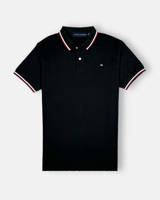 TH Premium Tipping Polo Shirt (Black)