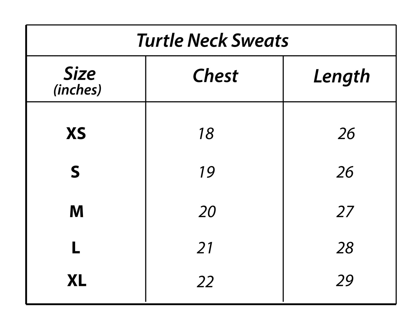 Z.A.R.A Premium Turtle Neck Sweats (Black)
