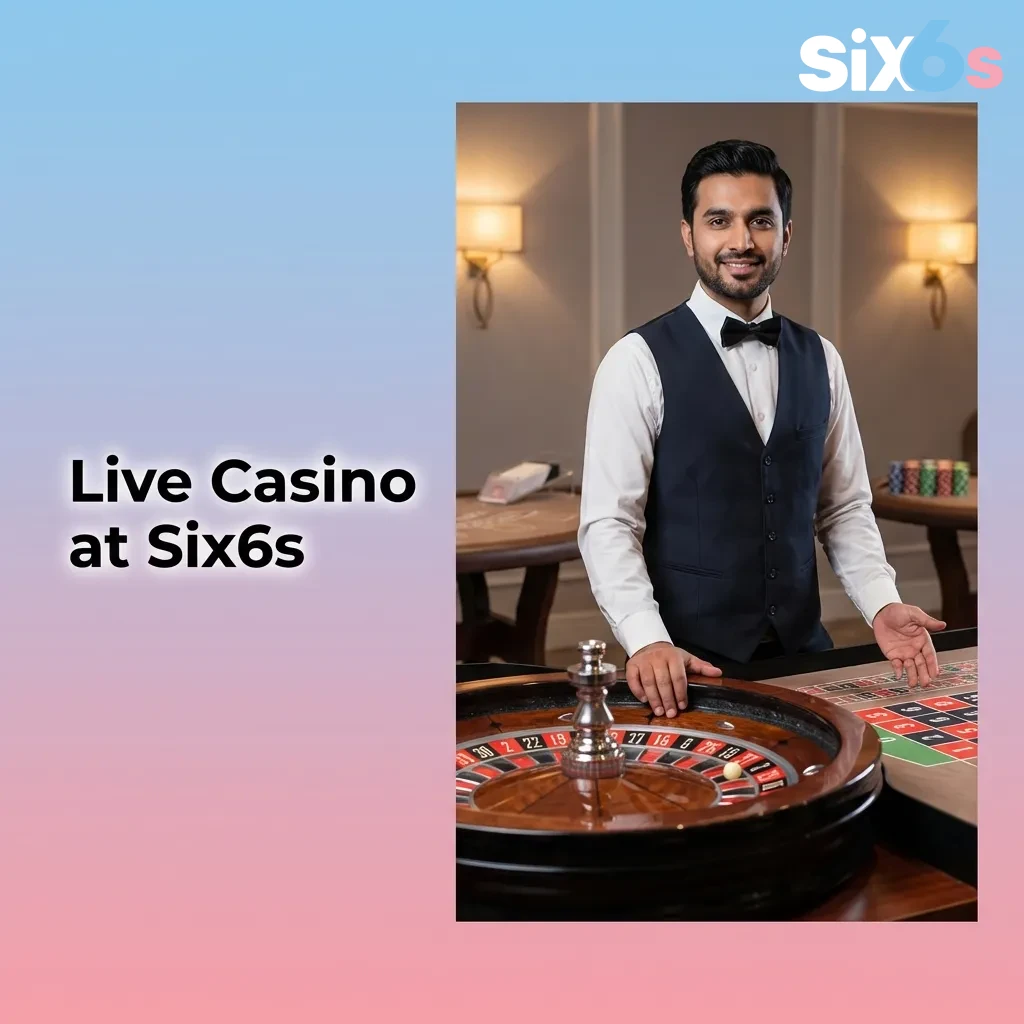 Professional dealers host live roulette, blackjack, baccarat, and poker games streaming in HD from Six6s studios — Six6s in Pakistan