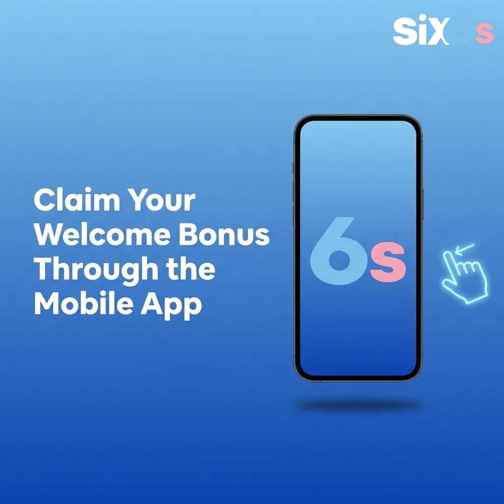 Mobile app interface showing registration and bonus claiming process for new users — Six6s in Pakistan