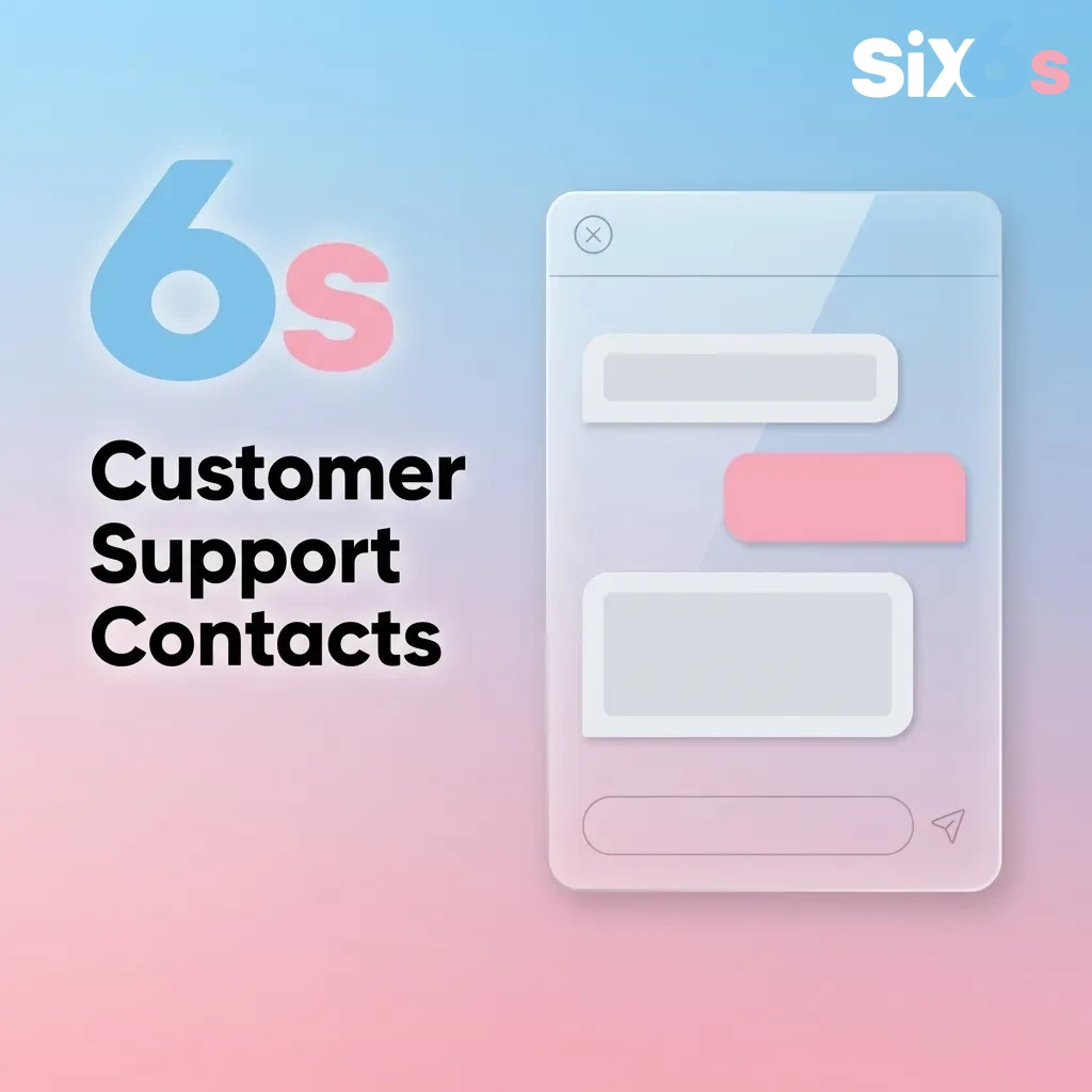 Customer support contact options including live chat, email, WhatsApp, Telegram, and phone for deposit and account help — Six6s in Pakistan