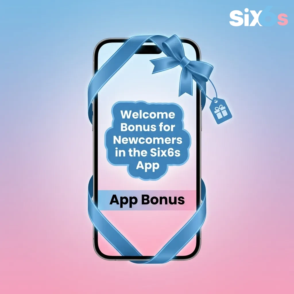 Six6s app welcome bonus screen showing sports betting and casino options for new users — Six6s in Pakistan